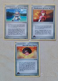 Lotto Trainer Ex team magma vs Team Aqua Pokemon