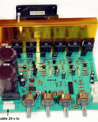 Modulo amplificatore 2.1 80+80+80 Watt canale subw