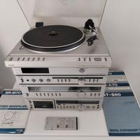 impianto Hi-Fi completo degli anni ’80