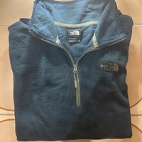 Felpa in pile The North Face con mezza zip