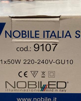 Faretto tondo in gesso da incasso NOBILE 9107