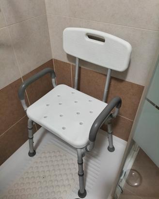 sedia doccia per anziani o disabili 