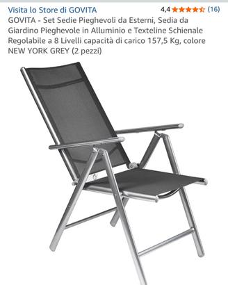 Sedie poltrone alluminio