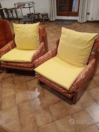 poltrone singole in pelle