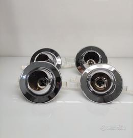 4 Faretti da incasso IGuzzini 8015 Cromato