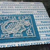 Francobollo filatelico "Arte del Merletto"