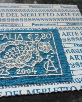 Francobollo filatelico "Arte del Merletto"