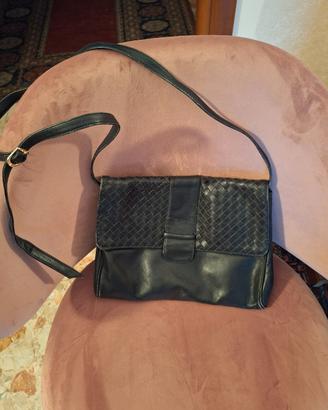 borsa pochette in pelle vintage