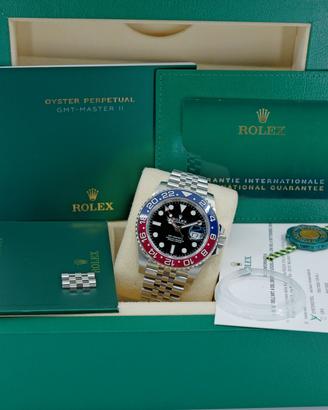 ROLEX GMT MASTER II 126710BLRO PEPSI 2024 FULL SET