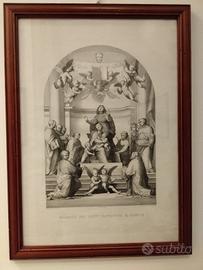 Stampa Madonna fra i santi protettori di Firenze 
