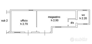 Piccolo locale uso commerciale