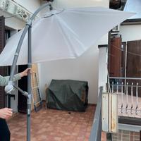 Ombrellone giardino 3 metri palo decentrato