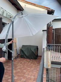 Ombrellone giardino 3 metri palo decentrato