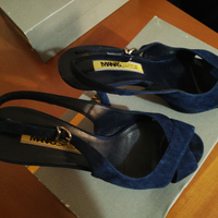 Sandali alti blu MANAS