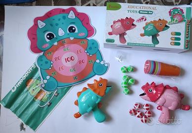 2 pistole dinosauri per bambini -  Nuove