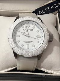 Orologio Nautica bianco solo tempo Nuovo