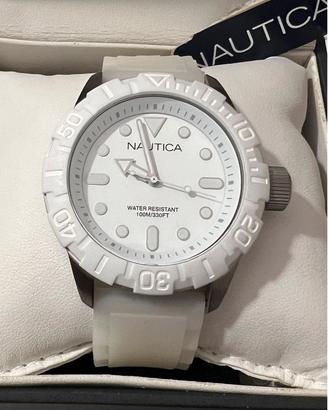 Orologio Nautica bianco solo tempo Nuovo