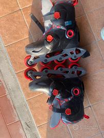 Pattini in linea da strada taglia 34-36