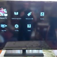 TV 40" Pollici Philips con decoder esterno.