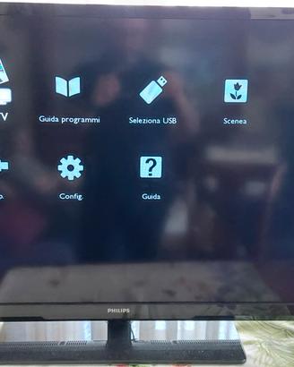 TV 40" Pollici Philips con decoder esterno.