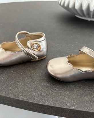 Scarpa per bambina obaibi nr. 21 colore platino