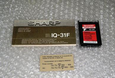 SHARP IQ-31F - Modulo traduttore Francese
