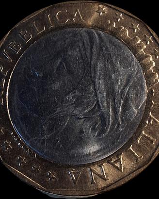 Moneta 1000 Lire 1997  errori 