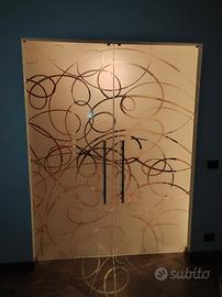 Porta vetro cristallo Casali