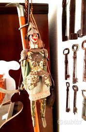 Marionetta Soldato - Pupo Siciliano Antico Vintage