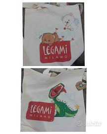 2 Tote bag shopper Legami Fuori Produzione 