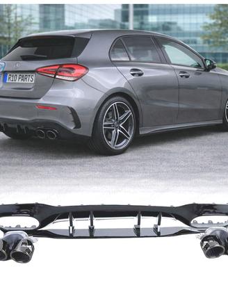 DIFFUSORE MERCEDES CLASSE A W177 18- LOOK AMG A45 