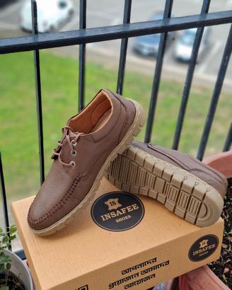 Scarpe uomo INSAFEE marroni nuove con scatola