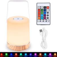 Lampada da comodino Touch Dimmerabile LED ricarica