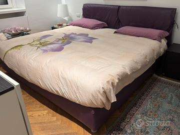 Letto Flou Nathalie larghezza 208cm