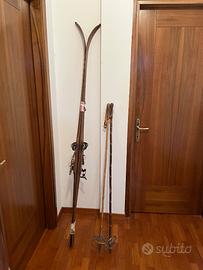 Sci da Fondo Antichi Primi '900 in Legno