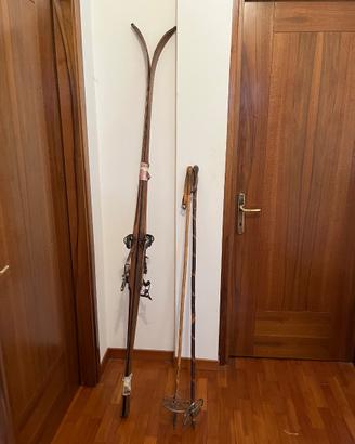 Sci da Fondo Antichi Primi '900 in Legno