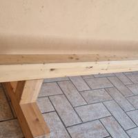 Trave ginnastica artistica in legno massello.