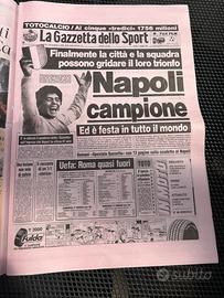 GiornaleCalcioRistampa1987GazzettaDelloSportNapoli