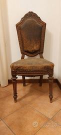 sedie del 1800 da restaurare
