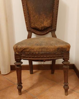 sedie del 1800 da restaurare