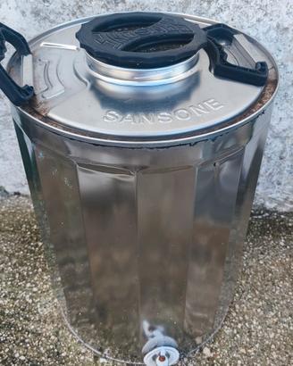 contenitori acciaio inox olio