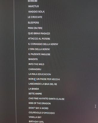 FILM  MOLTISSIMI TITOLI