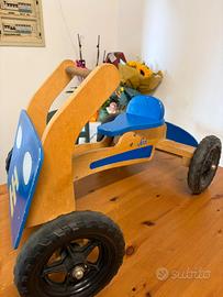 go kart legno. bambini