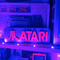 logo atari stampa 3d, lampada