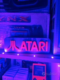 logo atari stampa 3d, lampada