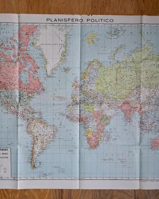 2 carte geografiche vintage anno 1941