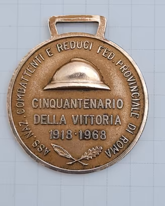 Medaglia Cinquantenario Della Vittoria 1918-1968