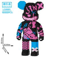 LS9901 Puzzle 3d Simil Lego BearBrick JINX 