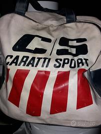 BORSA IN SIMILPELLE  CARATTI SPORT ANNI 70