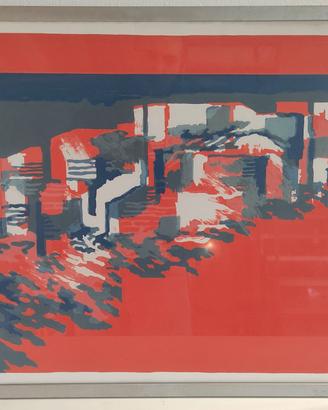 Mario Bardi - Paesaggio - Litografia - 1974